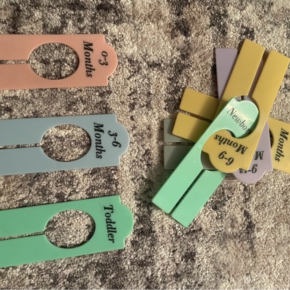 Closet Dividers for Baby Clothes by YardieBaby - Set of 8 - Picture 2 of 2